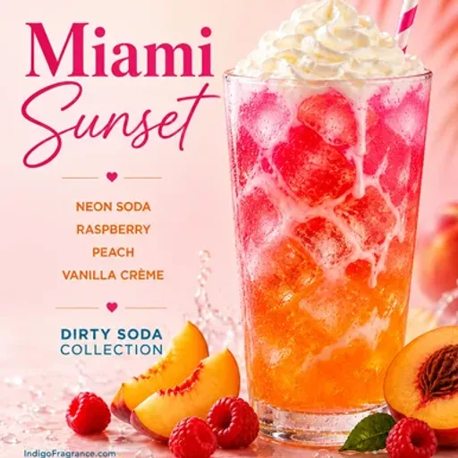Miami Sunset Dirty Soda