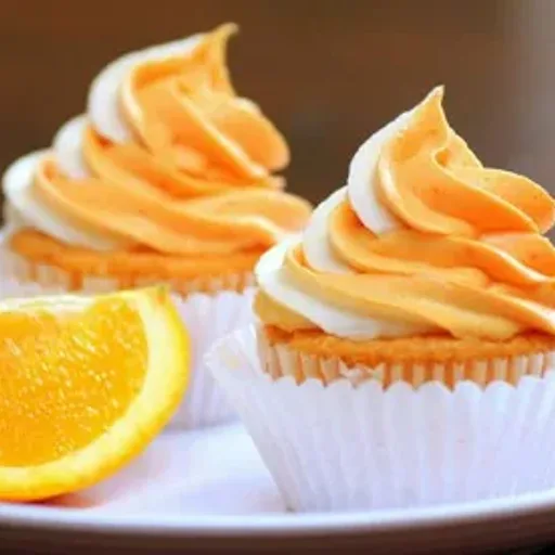 Orange Cremesicle Cupcake