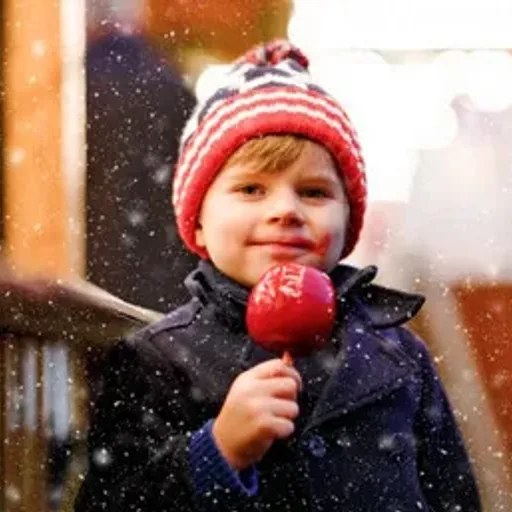 Wintery Candy Apple